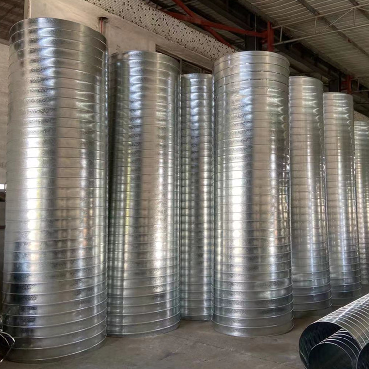 佛山螺旋风管厂家 排烟螺旋风管批发价格 可加工定制各种材质