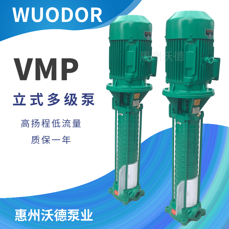 VMP80-6立式多级泵 高楼供水增压泵5.5kw