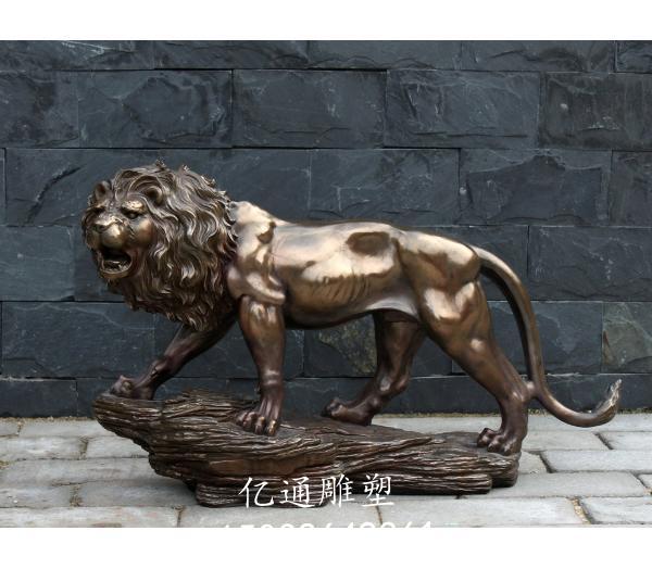烤漆铜狮子雕塑厂家[源头工厂]电镀铜狮子雕塑厂家