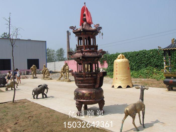 几何焚经炉雕塑厂家[源头工厂]铸铜焚经炉雕塑厂家