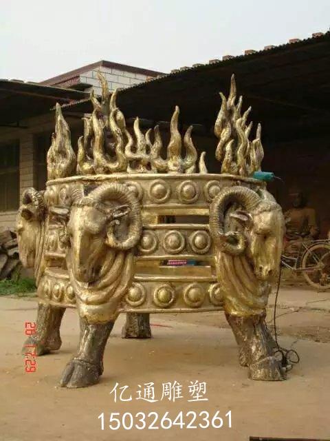 仿真铜鼎雕塑厂家[源头工厂]水景铜鼎雕塑厂家