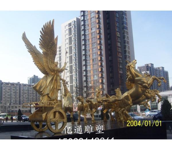 镜面铜马雕塑厂家[源头工厂]透光铜马雕塑厂家