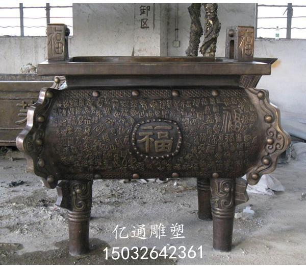 抽象铜鼎雕塑厂家[支持定制]电镀铜鼎雕塑厂家