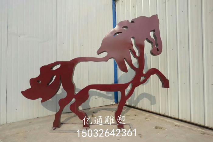 仿真铜马雕塑厂家[源头工厂]灯光铜马雕塑厂家