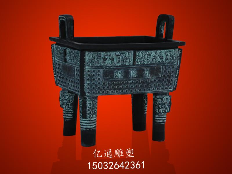 切面铜鼎雕塑厂家[源头工厂]电镀铜鼎雕塑厂家