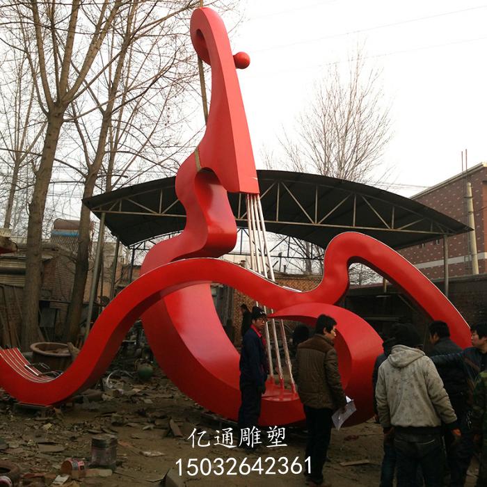 烤漆音符雕塑厂家[支持定制]电镀音符雕塑厂家