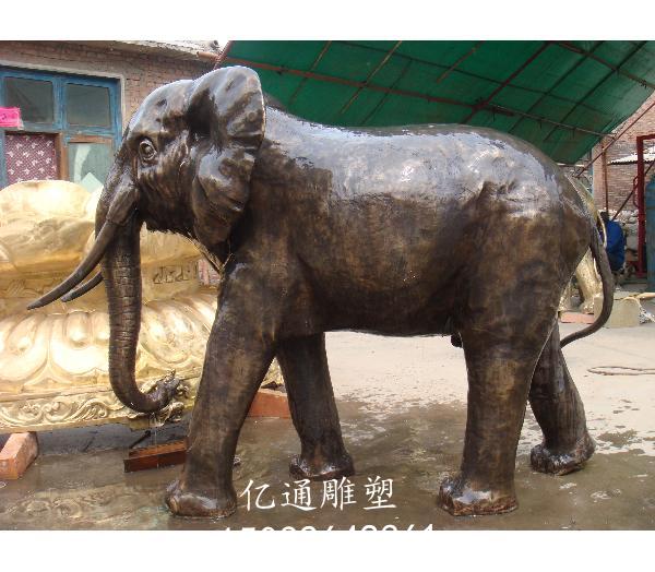 金属铜大象雕塑厂家[支持定制]电镀铜大象雕塑厂家