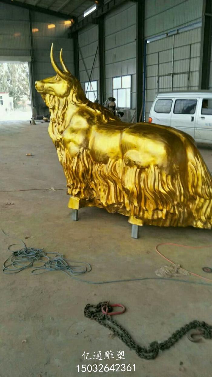 金属铜牛雕塑厂家[支持定制]电镀铜牛雕塑厂家