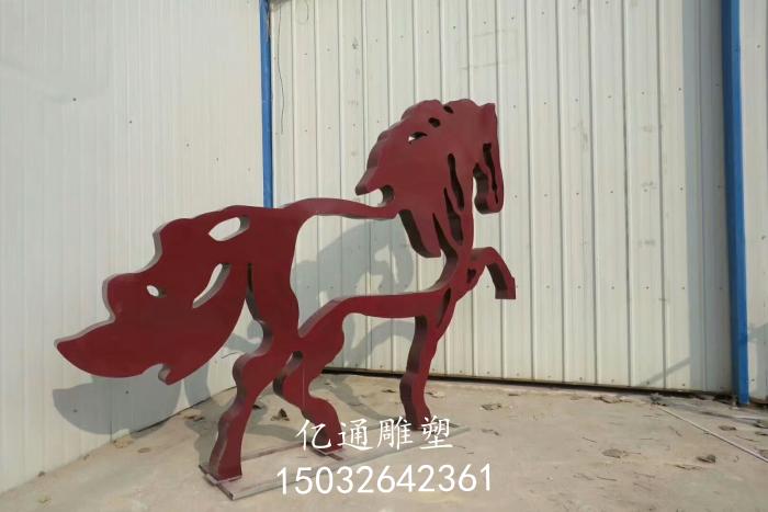 铁艺铜马雕塑厂家[支持定制]仿铜铜马雕塑厂家