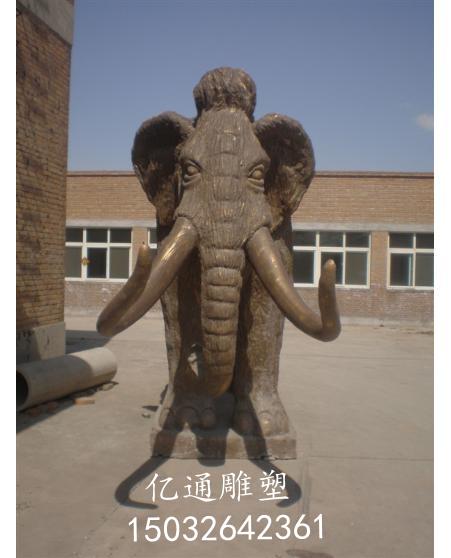 静态铜大象雕塑厂家[支持定制]灯光铜大象雕塑厂家