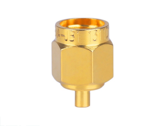 铜制镀金SMA电缆头 SMA-JB1 印制线路板 SMA电缆插座 内螺射频插座