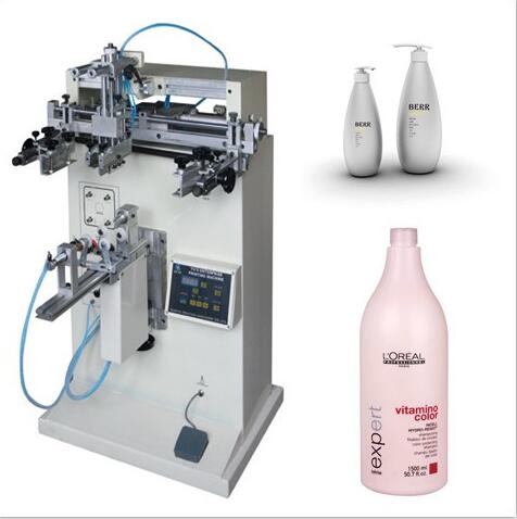洗发水瓶子丝网印刷机 一次性快餐盒丝印机 化妆瓶图案丝印机