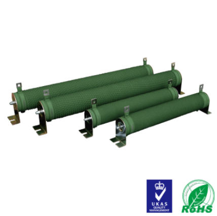奥创生产高品质大功率线绕被漆型绿色波纹瓷管电阻100W