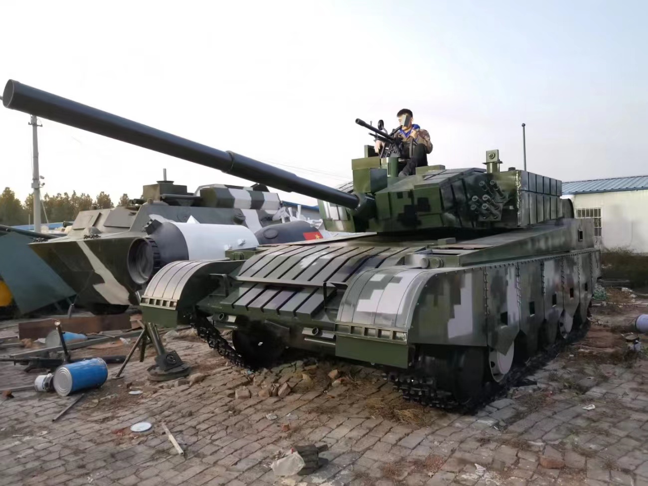 99A坦克模型 大型军事模型制作厂家