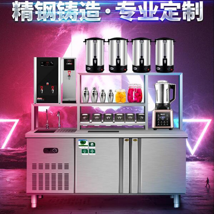 奶茶设备的,开饮品店需要哪些设备,河南隆恒免费送货安装