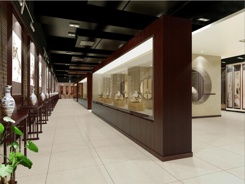 珠海古文化博物馆展柜制作 电动平移门展柜厂家