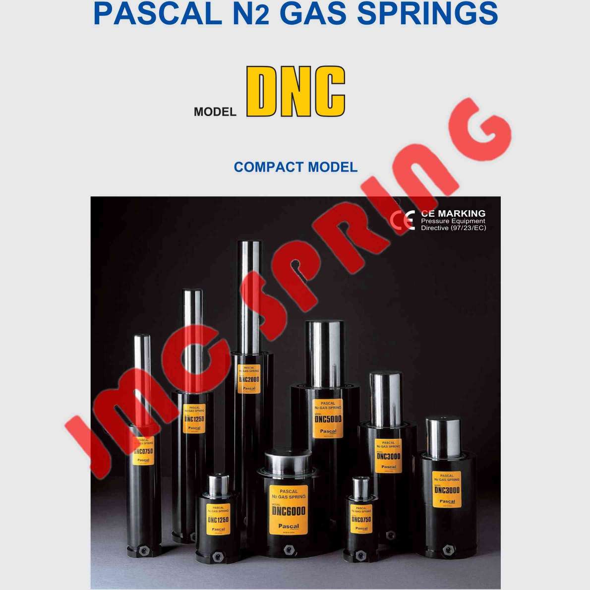 日本PASCAL氮气缸DNA1500-100