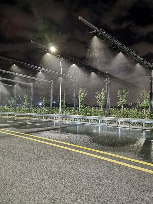 欧洲汽车模拟降雨系统|自动驾驶测试场人工模拟降雨装置|汽车模拟降雨系统