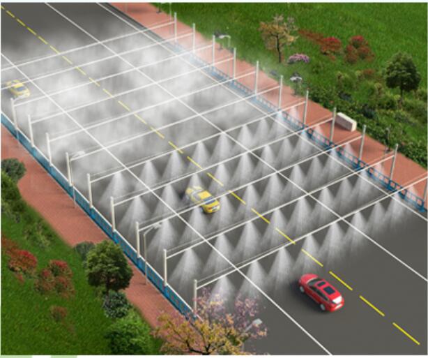 新能源智能化汽车综合试验场雨雾环境模拟系统雨雾系统
