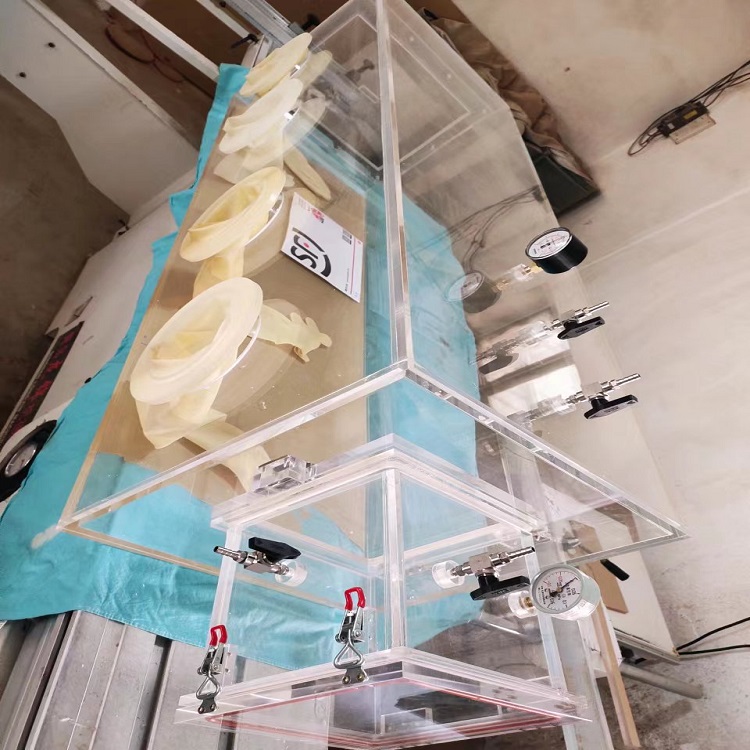 三工位透明手套箱 操作试验箱加工
