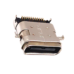 TYPE-C防水24P沉板母座卷口防水等级IPX8  USB连接器