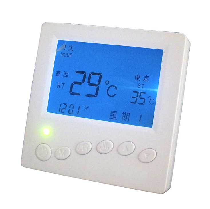 恒尔暖具有手动和定时自动开关机二种模式的水暖温控器