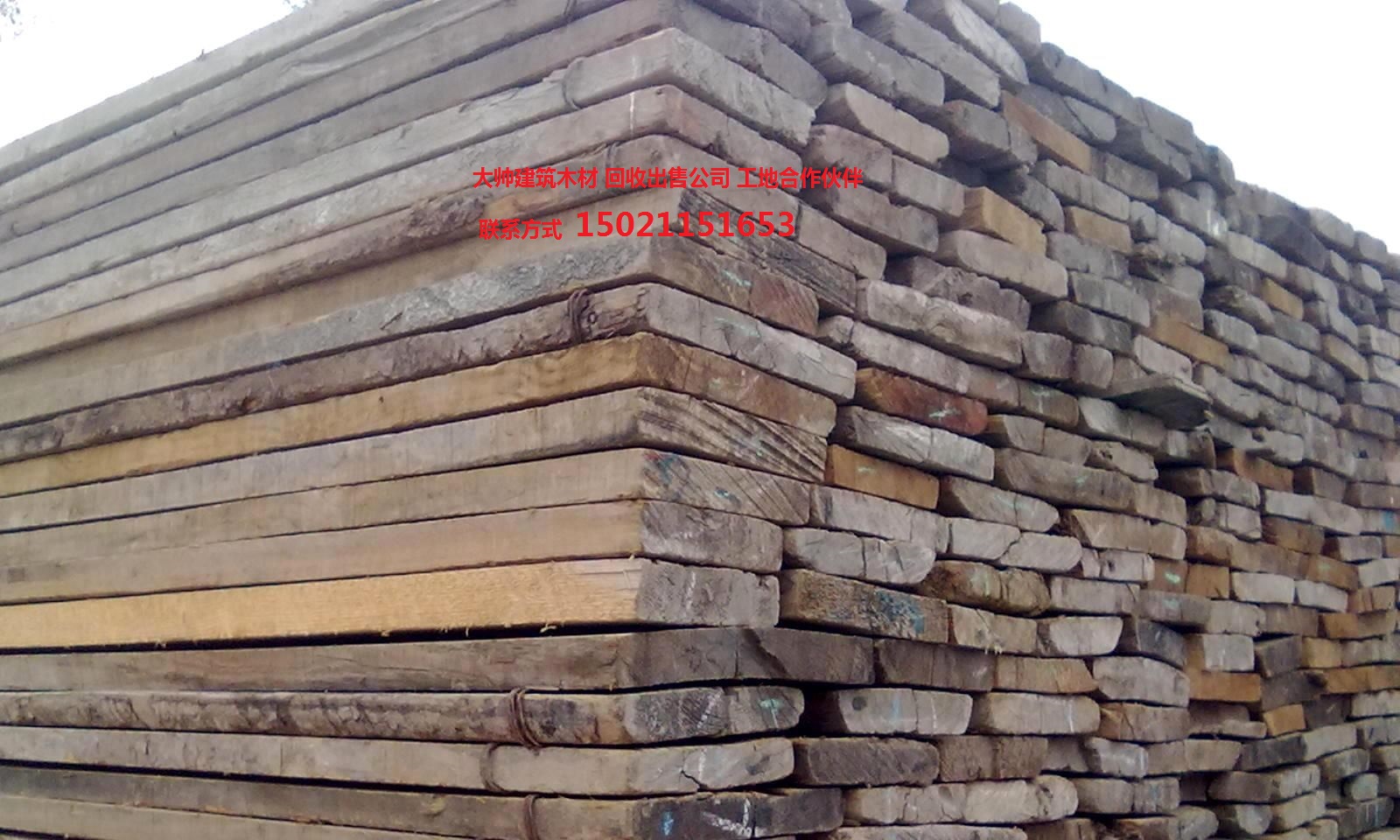 上海建筑模板 二手工地方木 旧建筑模板出售 回收 出租批发
