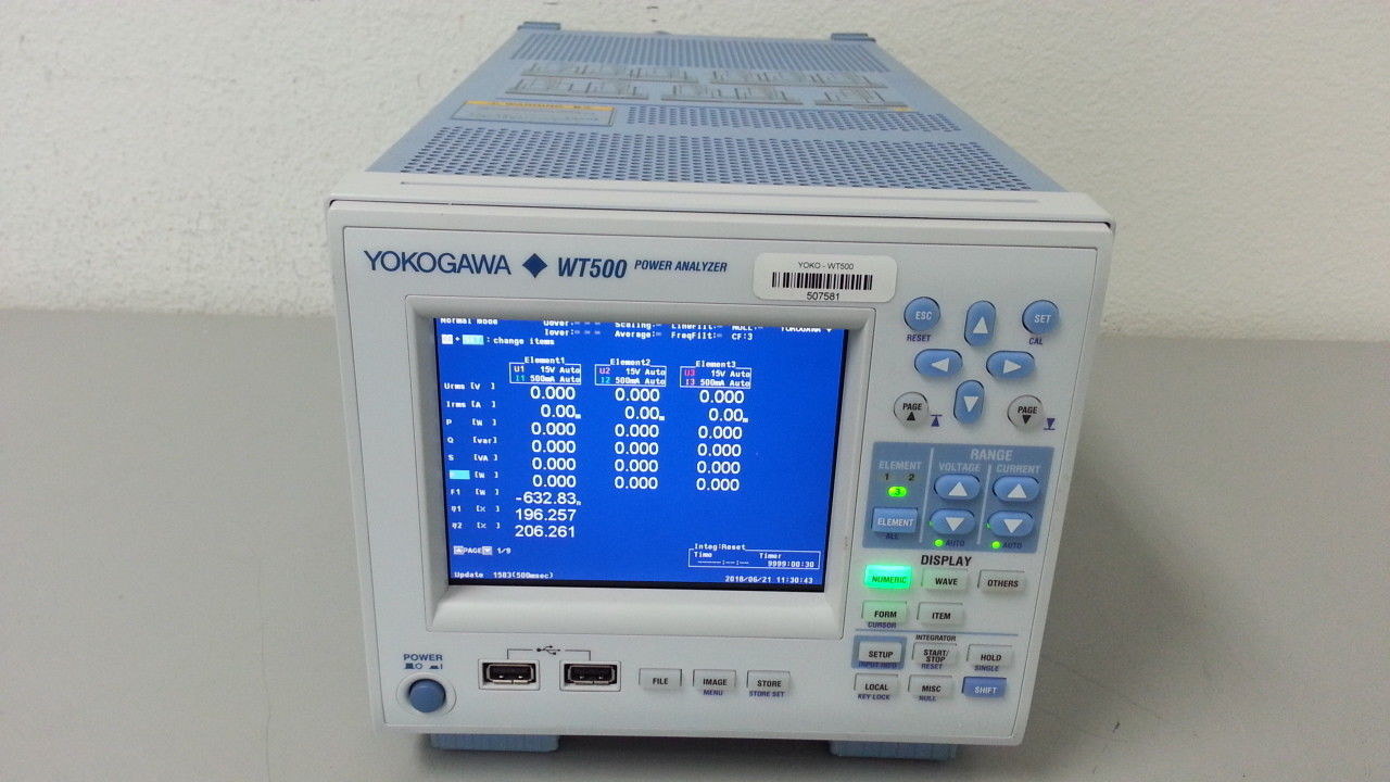 横河现货WT500 原装1000V,40A功率分析仪