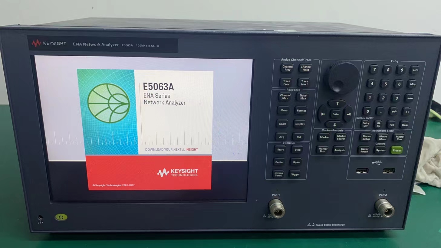 矢量网络分析仪E5063A深圳到货