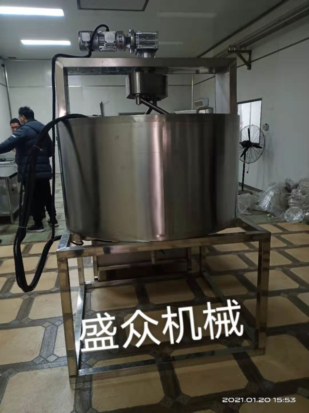 全自动奶酪搅拌成型槽 奶制品加工发酵槽 小型奶酪槽流水线