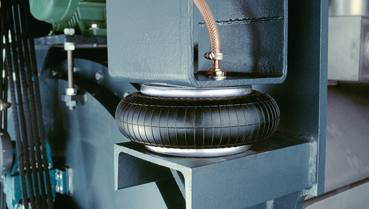 工业橡胶空气弹簧可以高精度地控制高度