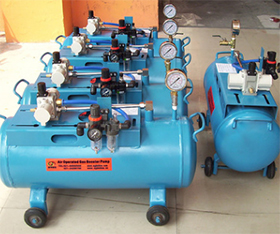 厂家供应气驱动大流量空气增压系统16bar 氮气增压器