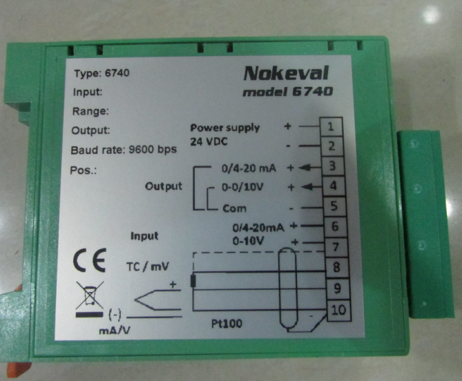 NOKEVAL仪表盘620-PT100-0